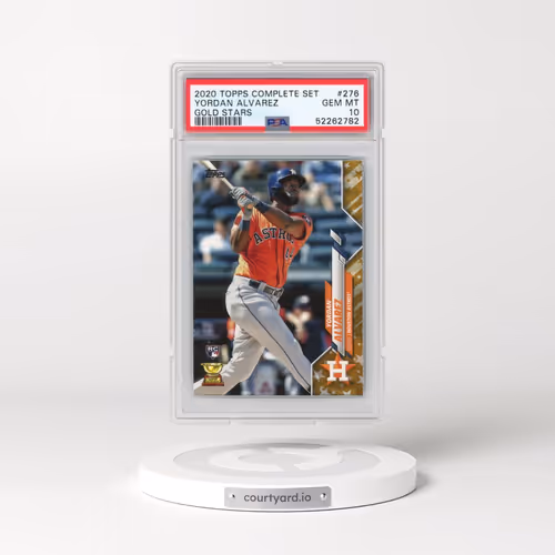 2020 Topps Complete Set #276 Yordan Alvarez - Gold Stars (PSA 10 GEM MINT)