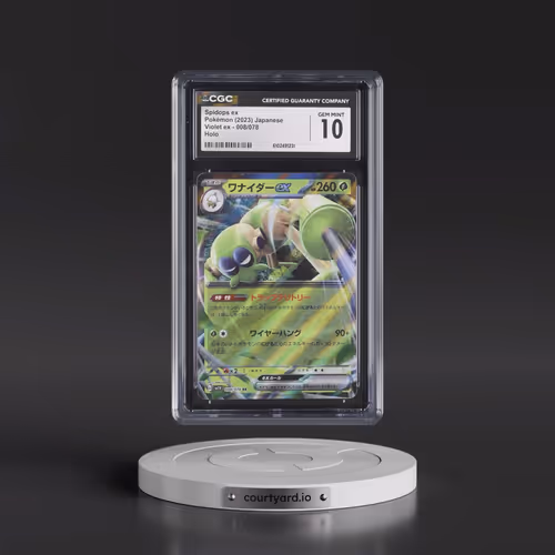 2023 Violet ex #008/078 Spidops ex - Holo (CGC 10 GEM MINT)