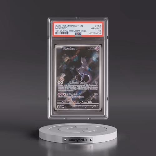 2023 Pokémon Svp EN-SV Black Star Promo #052 Mewtwo - 151 Ultra-Premium Collection (PSA 10 GEM MINT)
