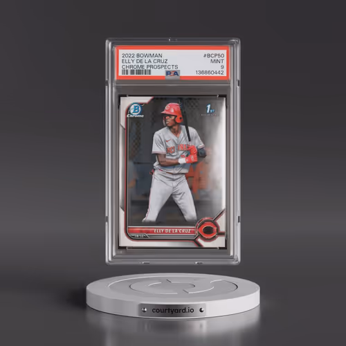 2022 Bowman Chrome Prospects #BCP50 Elly de La Cruz (PSA 9 MINT)