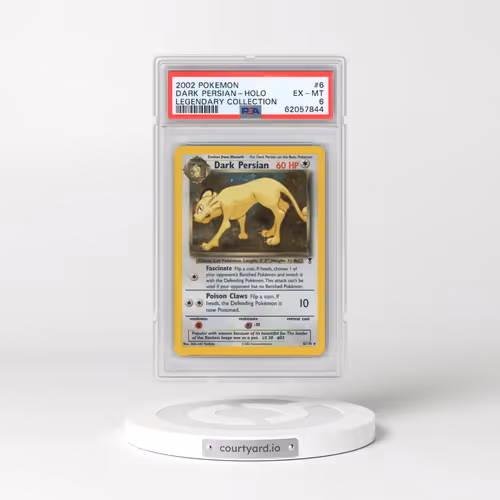 2002 Pokémon Legendary Collection #6 Dark Persian - Holo (PSA 6 EX-MT)
