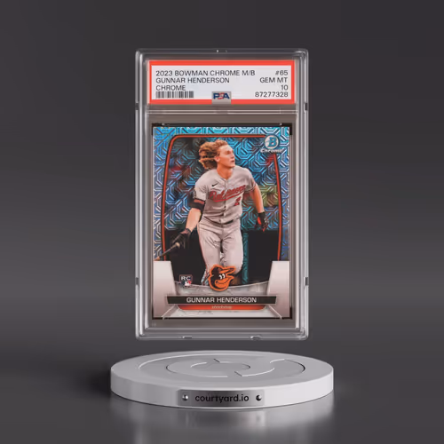 2023 Bowman Mega Box Chrome #65 Gunnar Henderson (PSA 10 GEM MINT)