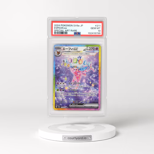 2024 Pokémon Sv8a-Terastal Fest EX #211 Espeon EX - Holo Special Art Rare (PSA 10 GEM MINT)
