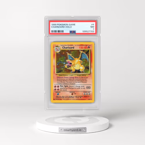 1999 Pokémon Game #4 Charizard - Holo (PSA 7 NM)