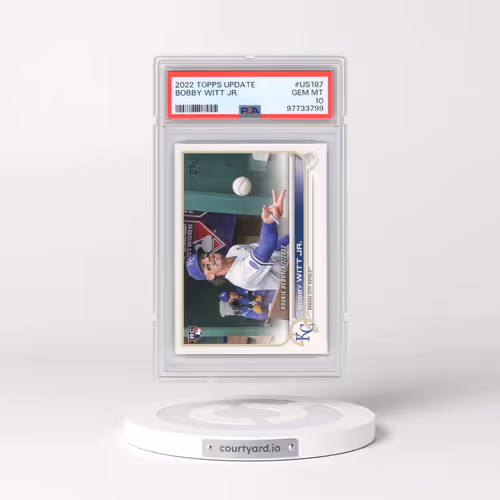 2022 Topps Update #US187 Bobby Witt Jr. (PSA 10 GEM MINT)
