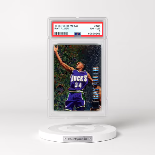 1996 Metal #186 Ray Allen (PSA 8 NM-MT)