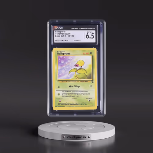 2000 Base Set 2 #66/130 Bellsprout (CGC 6.5 EX-NM+)