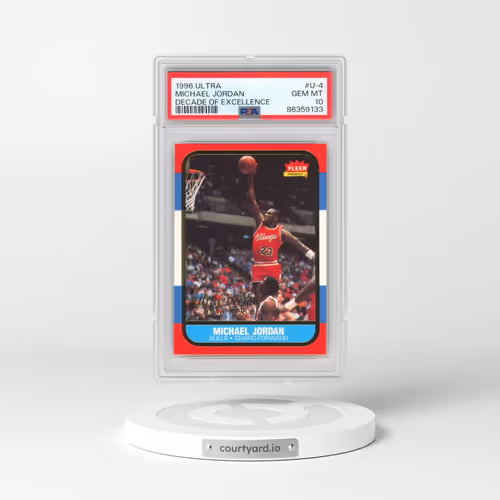 1996 Ultra Decade of Excellence #U-4 Michael Jordan (PSA 10 GEM MINT)