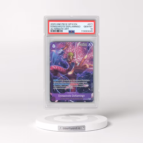 2025 One Piece OP10-Royal Blood #071 Donquixote Doflamingo - Alternate Art (PSA 10 GEM MINT)