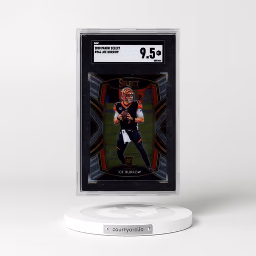 2020 Panini Select #246 Joe Burrow (SGC 9.5 MINT+)