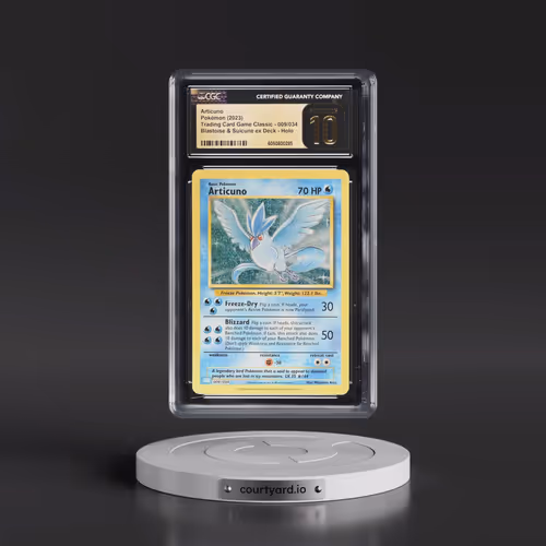 2023 Trading Card Game Classic - CLV, CLC, CLB #009/034 Articuno - Blastoise & Suicune ex Deck -