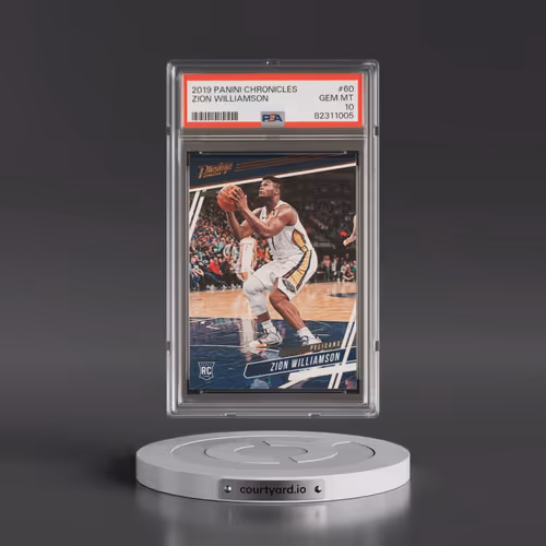 2019 Panini Chronicles #60 Zion Williamson (PSA 10 GEM MINT)