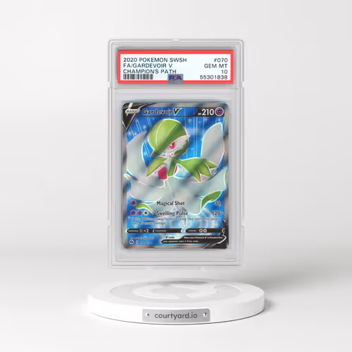 2020 Pokémon Sword & Shield Champion's Path #070 Gardevoir V - Holo Full Art (PSA 10 GEM MINT)