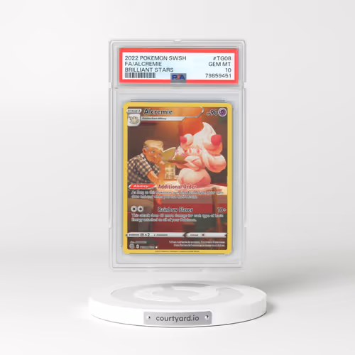 2022 Pokémon Sword & Shield Brilliant Stars #TG08 Alcremie - Full Art (PSA 10 GEM MINT)