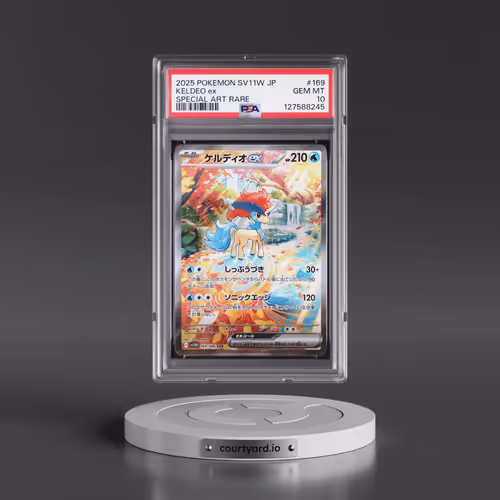2025 Pokémon Sv11w-White Flare #169 Keldeo EX - Holo Special Art Rare (PSA 10 GEM MINT)