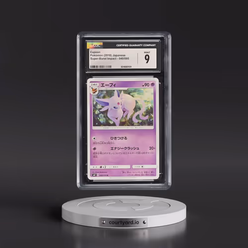 2018 Super-Burst Impact #040/095 Espeon (CGC 9 MINT)