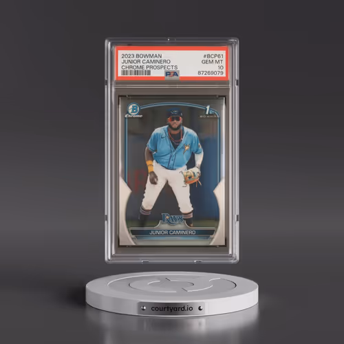 2023 Bowman Chrome Prospects #BCP61 Junior Caminero (PSA 10 GEM MINT)