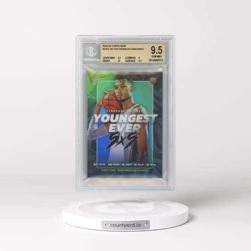 2023 Topps Now #VW2 Victor Wembanyama (BGS 9.5 GEM MINT)