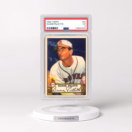 1952 Topps #82 Duane Pillette (PSA 3 VG)