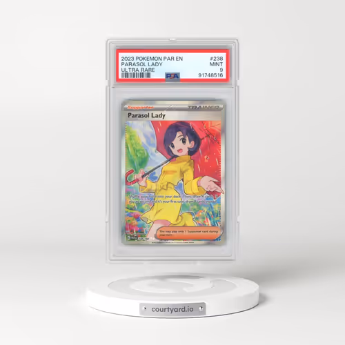 2023 Pokémon Par EN-Paradox Rift #238 Parasol Lady - Ultra Rare (PSA 9 MINT)