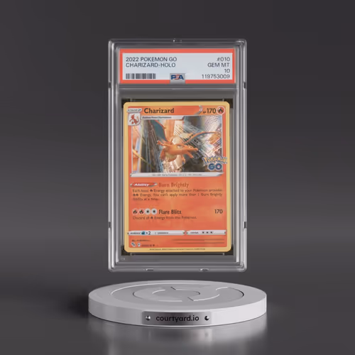 2022 Pokémon Go #010 Charizard - Holo (PSA 10 GEM MINT)