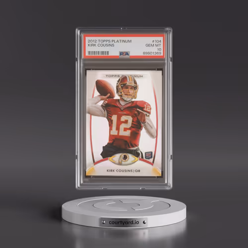2012 Topps Platinum #104 Kirk Cousins (PSA 10 GEM MINT)