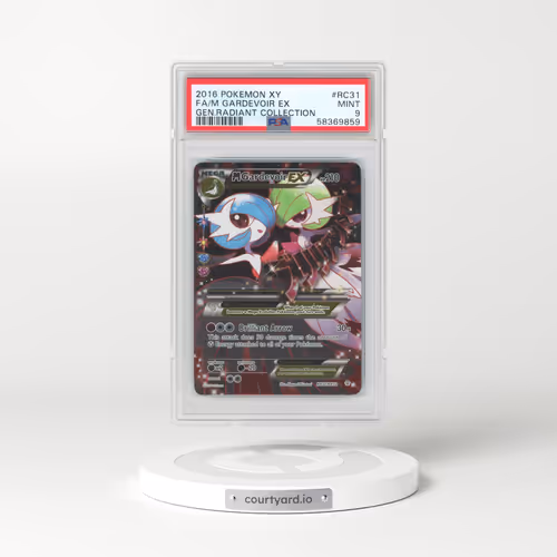 2016 Pokémon XY Generations Radiant Collection #RC31 M Gardevoir EX - Holo Full Art (PSA 9 MINT)