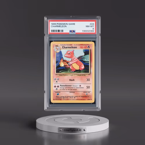 1999 Pokémon Game #24 Charmeleon (PSA 8 NM-MT)