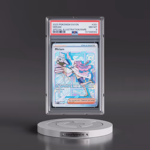 2023 Pokémon Svi EN-Scarlet & Violet #251 Miriam - Special Illustration Rare (PSA 8 NM-MT)
