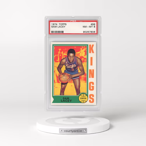 1974 Topps #99 Sam Lacey (PSA 8 NM-MT)