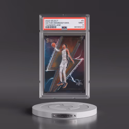 2023 Panini Select Thunder Lane #5 Victor Wembanyama (PSA 9 MINT)