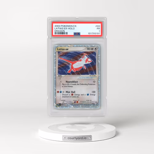 2003 Pokémon EX Dragon #93 Latias EX - Holo Holo (PSA 1 PR)