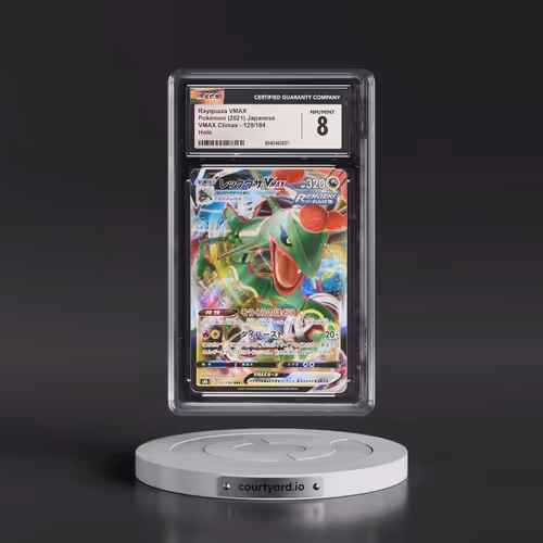 2021 VMAX Climax #120/184 Rayquaza VMAX - Holo (CGC 8 NM-MT)