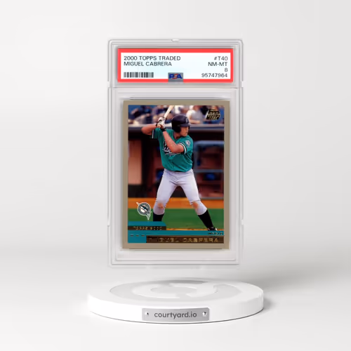 2000 Topps Traded #T40 Miguel Cabrera (PSA 8 NM-MT)
