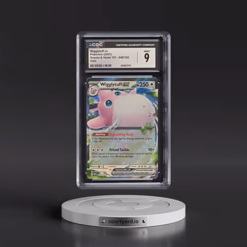 2023 Scarlet & Violet 151 - MEW EN #040/165 Wigglytuff ex - Holo (CGC 9 MINT)