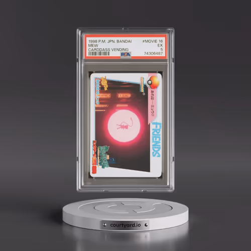 1998 Pokémon Bandai Carddass Vending #MOVIE 16 Mew (PSA 5 EX)