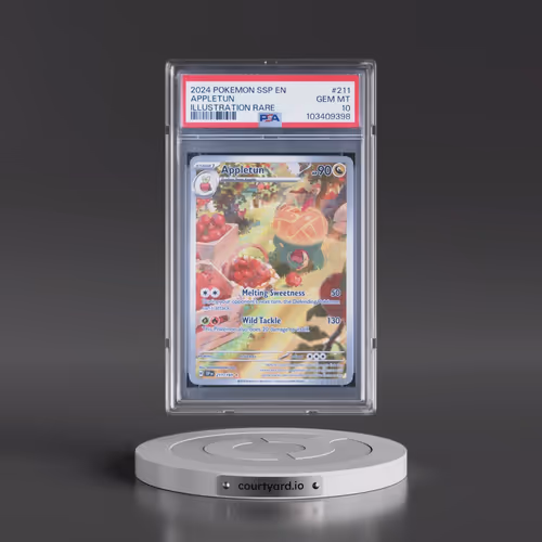 2024 Pokémon Ssp EN-Surging Sparks #211 Appletun - Illustration Rare (PSA 10 GEM MINT)