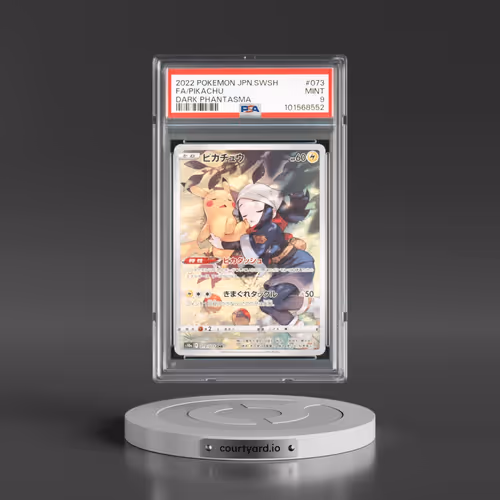 2022 Pokémon Sword & Shield Dark Phantasma #073 Pikachu - Full Art (PSA 9 MINT)