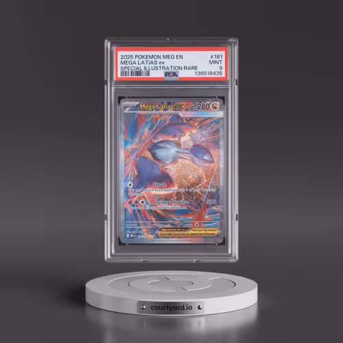 2025 Pokémon Meg EN-Mega Evolution #181 Mega Latias EX - Holo Special Illustration Rare (PSA 9 MINT)