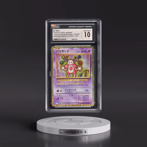 2023 Pokémon Clk-Trading Card Game Classic Blastoise & Suicune EX Deck #013 Mr. Mime (CGC 10 GEM MIN