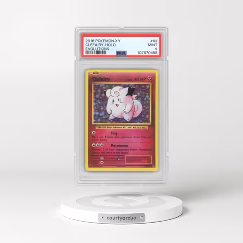 2016 Pokémon XY Evolutions #63 Clefairy - Holo (PSA 9 MINT)