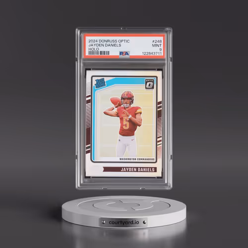 2024 Panini Donruss Optic #248 Jayden Daniels - Holo (PSA 9 MINT)