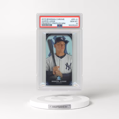 2015 Bowman Chrome Prospect Profiles Mini #PP-21 Aaron Judge (PSA 10 GEM MINT)