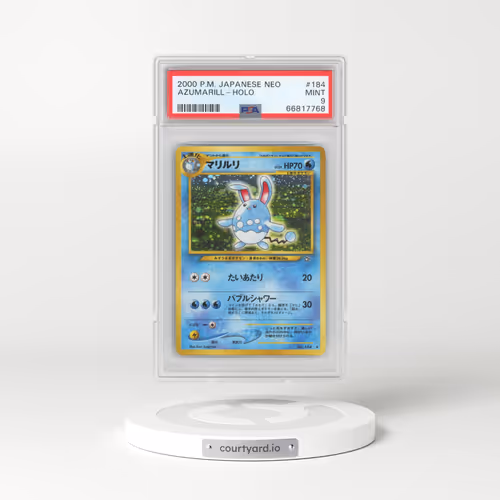 2000 Pokémon Neo #184 Azumarill - Holo (PSA 9 MINT)