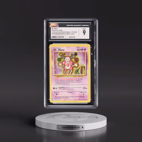 2023 Pokémon Clb-Trading Card Game Classic Blastoise & Suicune EX Deck #013 Mr. Mime (CGC 9 MINT)