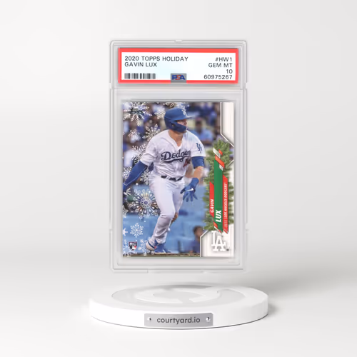 2020 Topps Holiday #HW1 Gavin Lux (PSA 10 GEM MINT)