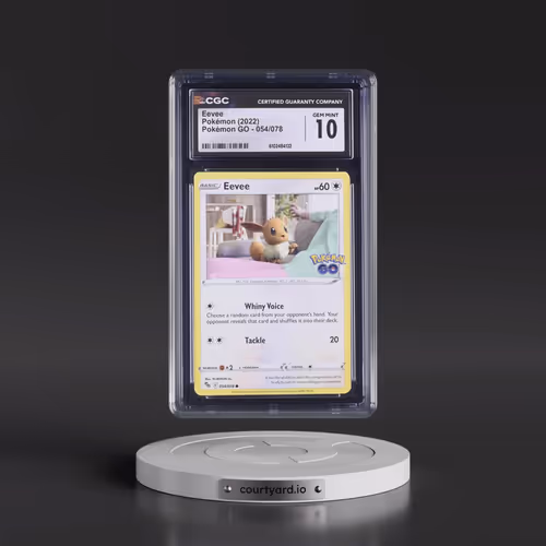 2022 Pokémon GO #054/078 Eevee (CGC 10 GEM MINT)