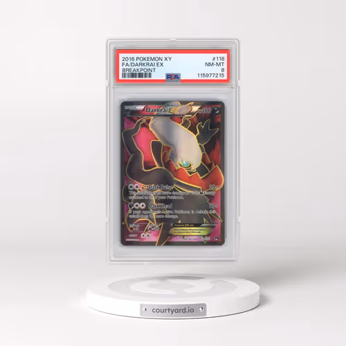 2016 Pokémon XY Breakpoint #118 Darkrai EX - Holo Full Art (PSA 8 NM-MT)