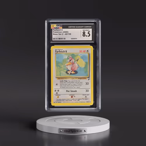 2000 Base Set 2 #40/130 Farfetch'd (CGC 8.5 NM-MT+)