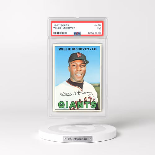 1967 Topps #480 Willie McCovey (PSA 7 NM)
